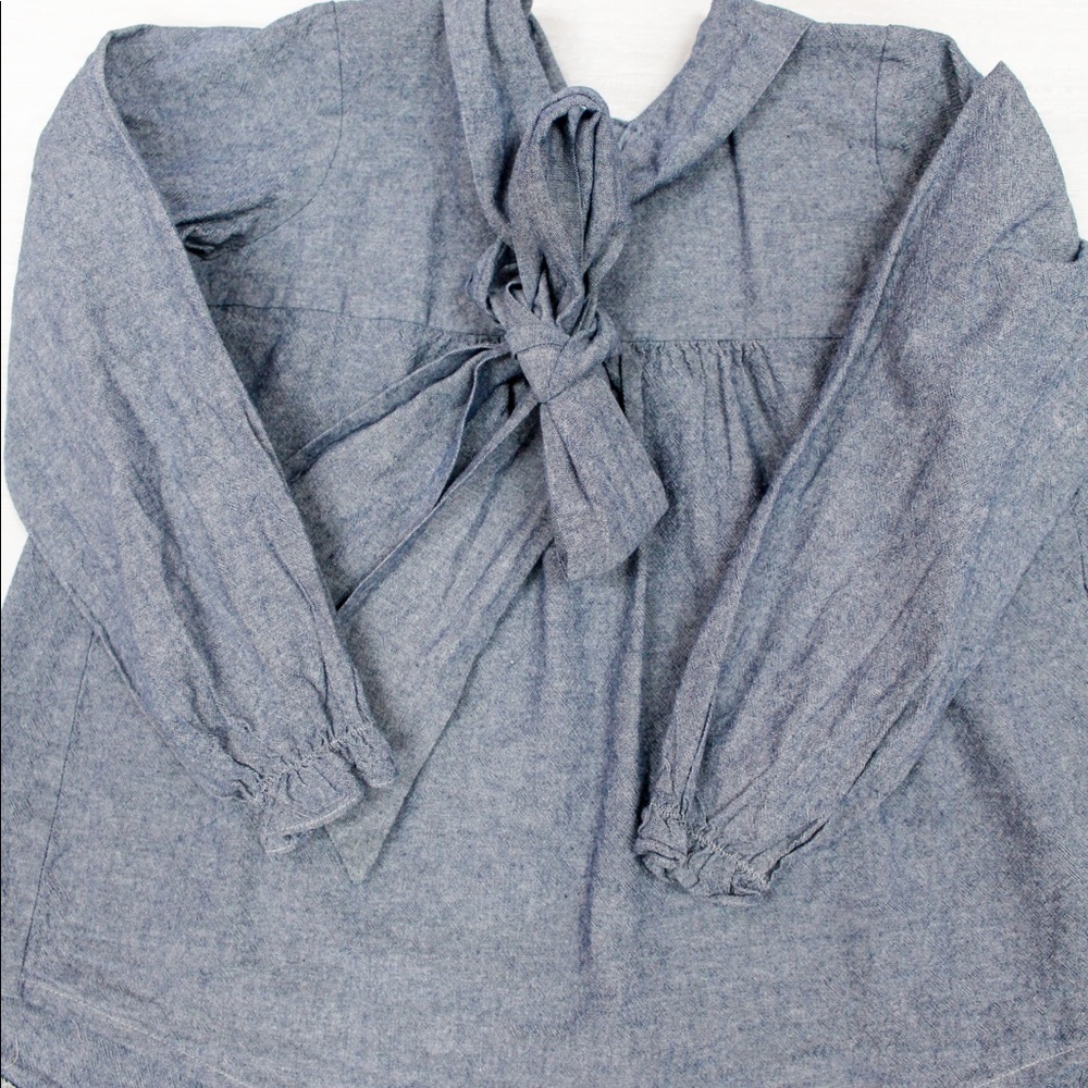 Hannah Kate clothing tie neck blouse